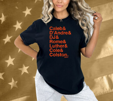 Chicago Football Caleb & D'Andre & DJ & Rome & Luther & Cole & Colston Shirt