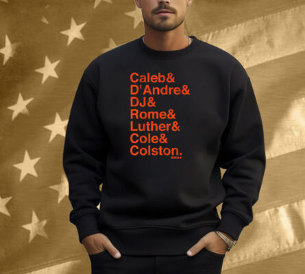 Chicago Football Caleb & D'Andre & DJ & Rome & Luther & Cole & Colston Shirt