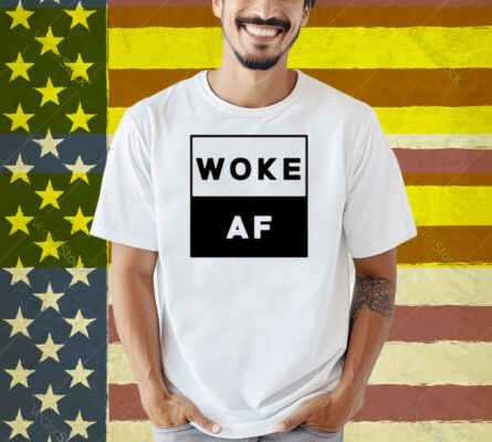 David Wearing Woke Af Shirt