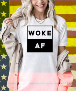 David Wearing Woke Af Shirt