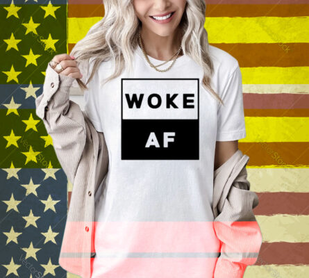 David Wearing Woke Af Shirt