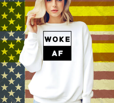 David Wearing Woke Af Shirt