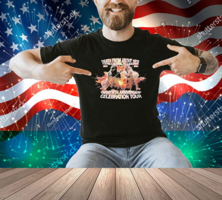 Death From Above 1979 You’re A Woman I’m A Machine 2004 2024 Twentieth Anniversary Celebration Tour Shirt
