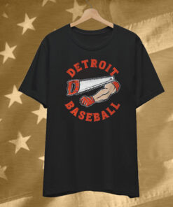 Detroit Baseball Bone Saw T-Shirt