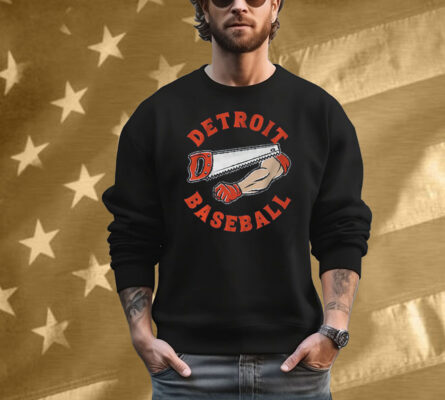Detroit Baseball Bone Saw T-Shirt