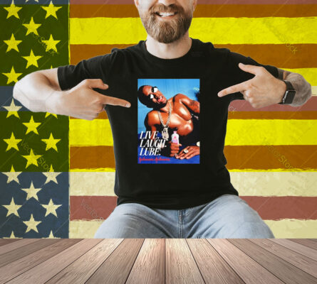 Diddy Sean Combs Johnson Johnson Live Laugh Lube Baby Oil Shirt