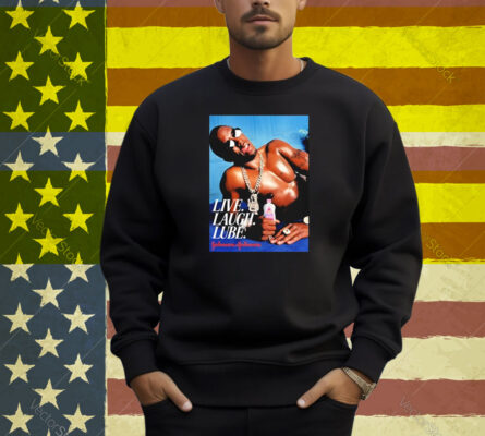 Diddy Sean Combs Johnson Johnson Live Laugh Lube Baby Oil Shirt