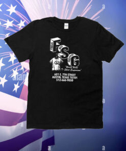 Feels So Good FSG World Wide Emporium 7th Street Austin Texas T-Shirt