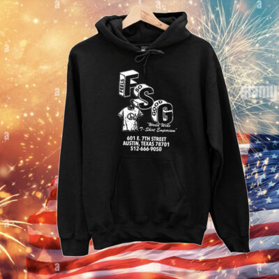 Feels So Good FSG World Wide Emporium 7th Street Austin Texas T-Shirt