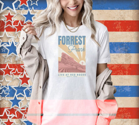 Forrest Frank Live At Red Rocks May 5 Tour 2025 Shirt