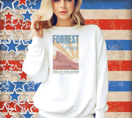 Forrest Frank Live At Red Rocks May 5 Tour 2025 Shirt
