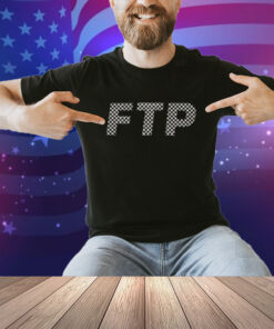 Fuckthepopulation Ftp Checkered Logo Shirt