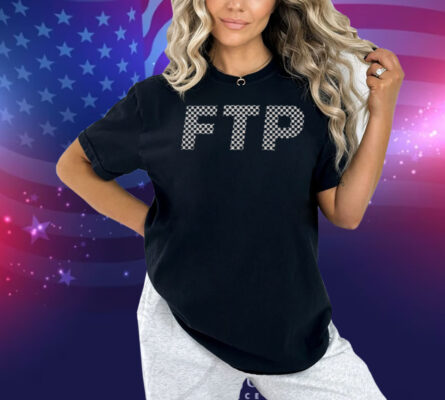Fuckthepopulation Ftp Checkered Logo Shirt
