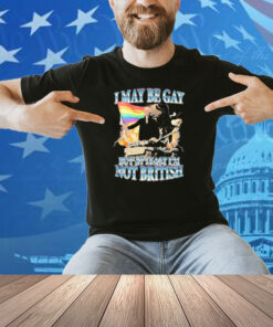 George Washington I May Be Gay But At Least I’m Not British LGBT Flag Eagle Shirt