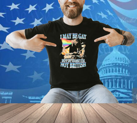 George Washington I May Be Gay But At Least I’m Not British LGBT Flag Eagle Shirt