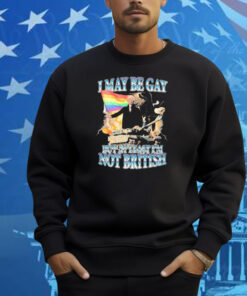 George Washington I May Be Gay But At Least I’m Not British LGBT Flag Eagle Shirt