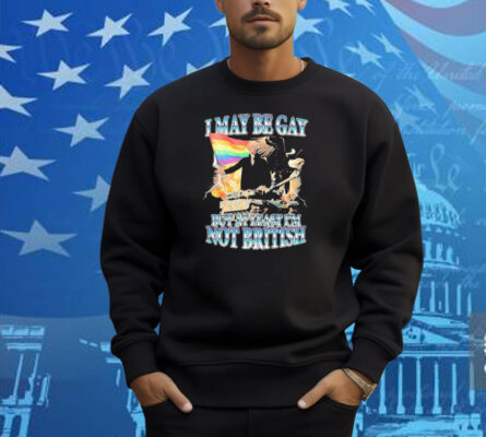 George Washington I May Be Gay But At Least I’m Not British LGBT Flag Eagle Shirt