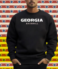 Georgia Baseball Logo Stack Shirt