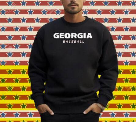 Georgia Baseball Logo Stack Shirt