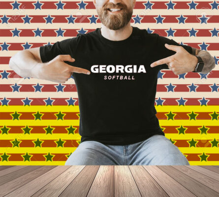 Georgia Softball Logo Stack Shirt