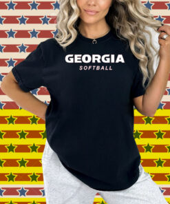 Georgia Softball Logo Stack Shirt