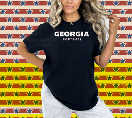 Georgia Softball Logo Stack Shirt