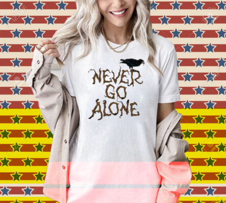 Halloween Horror Nights 2025 Never Go Alone Shirt