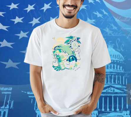 Hello Summer Summer Beach Ocean Dolphin Shirt