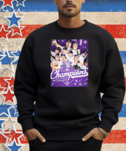 Holy Cross Crusaders Baseball Are The 2025 Patriot League Champions Shirt