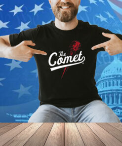 Hyeseong Kim Wearing The Comet Dodger Shirt