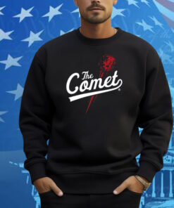 Hyeseong Kim Wearing The Comet Dodger Shirt