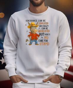 Ignorance Can Be Educated And Crazy Can Be Medicated But There’s No Cure For Stupid T-Shirt