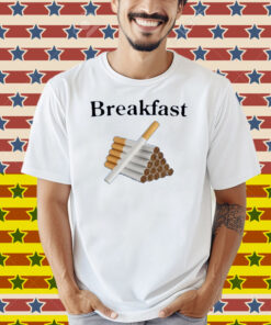 Illegalshirts Breakfast Cigarette Shirt