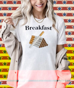 Illegalshirts Breakfast Cigarette Shirt