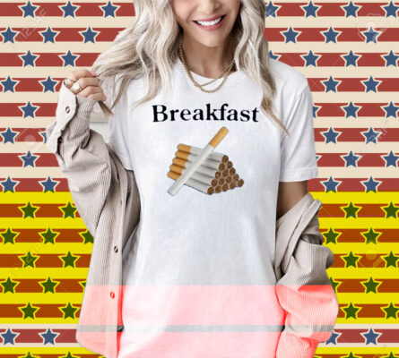 Illegalshirts Breakfast Cigarette Shirt
