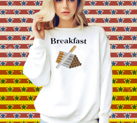 Illegalshirts Breakfast Cigarette Shirt