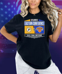 Indiana Pacers Vs New York Knicks 2025 Eastern Conference Finals NBA Playoffs Matchup Shirt