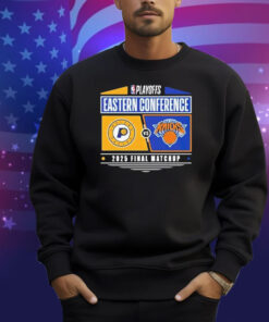 Indiana Pacers Vs New York Knicks 2025 Eastern Conference Finals NBA Playoffs Matchup Shirt