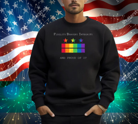 Jack Poso Fidelity Bravery Integrity And Proud Of It Shirt