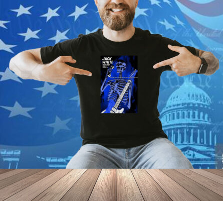 Jack White The Snares Tour May 26 2025 Sacramento Skeleton Shirt