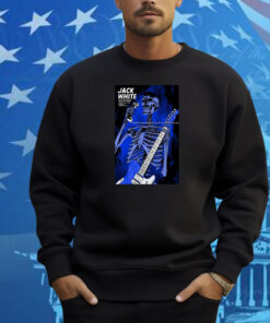 Jack White The Snares Tour May 26 2025 Sacramento Skeleton Shirt