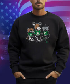 Jake Oettinger, Mikko Rantanen And Jason Robertson Otter, Moose And Robo Guys Shirt