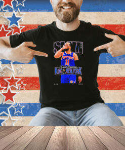 Jalen Brunson King Of New York Knicks Slam Cover Shirt