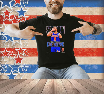 Jalen Brunson King Of New York Knicks Slam Cover Shirt