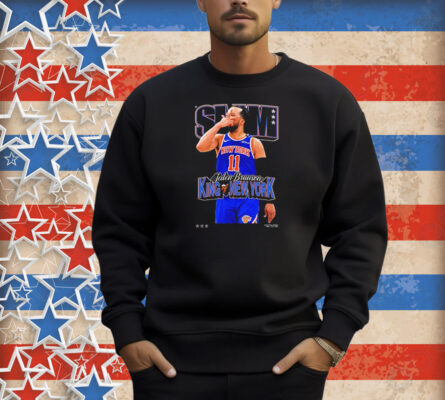 Jalen Brunson King Of New York Knicks Slam Cover Shirt
