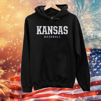 Kansas Baseball Logo Stack T-Shirt