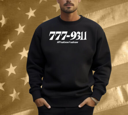 Kenneth Turner 777 931 If You Know You Know Shirt