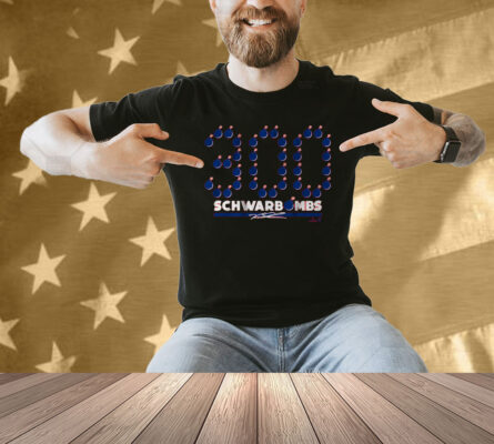 Kyle Schwarber 300 Schwarbombs Shirt