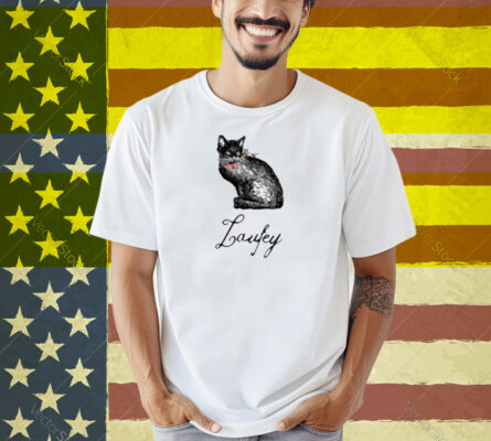 Laufey Black Cat White New Shirt