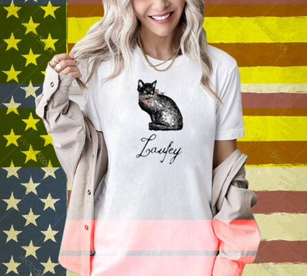 Laufey Black Cat White New Shirt